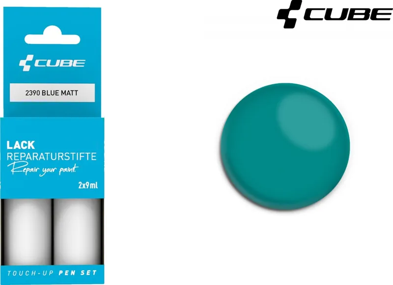 Cube Blue Matt 30ml Touch Up Paint Pen Set - 2390